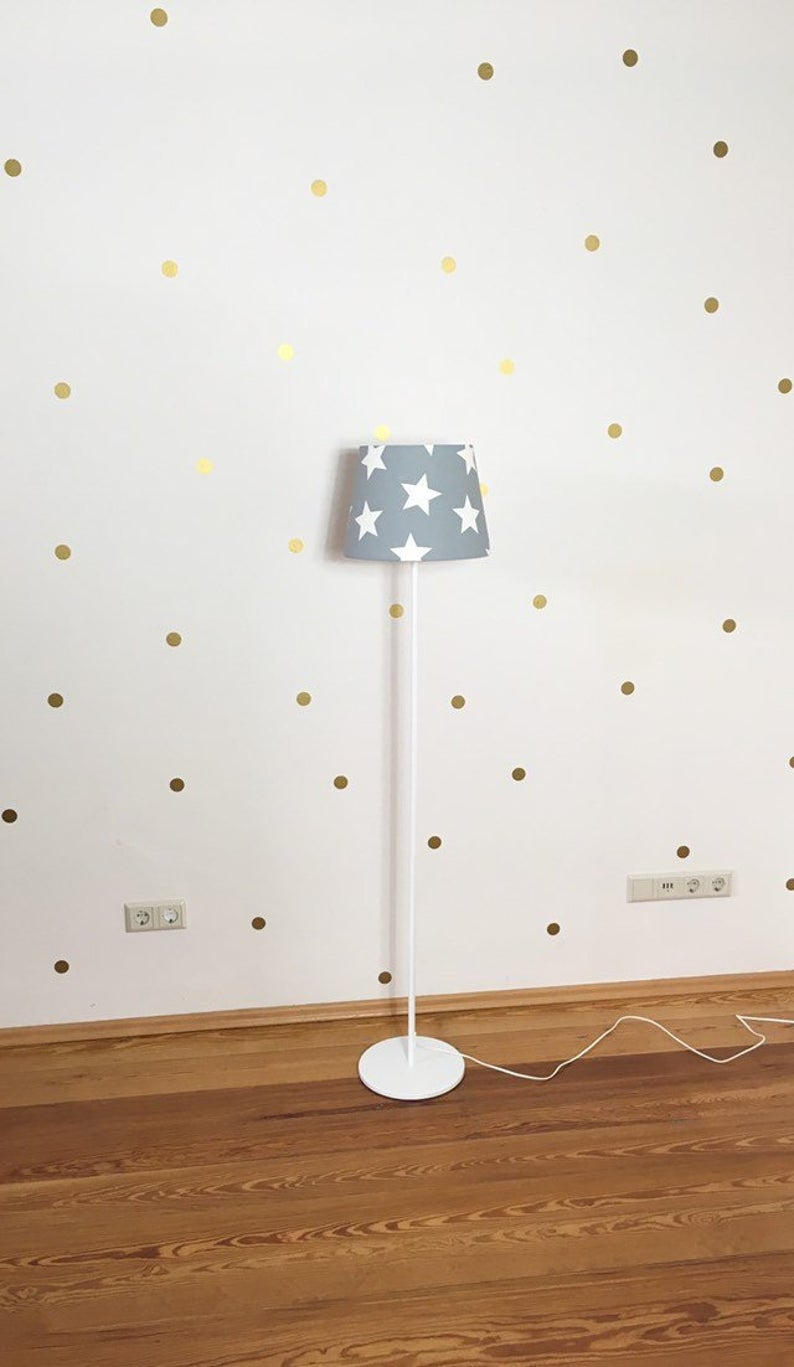 Floor Lamp Nursery Stars Grey Childrens Lamp Nursery Lamp intended for proportions 794 X 1367