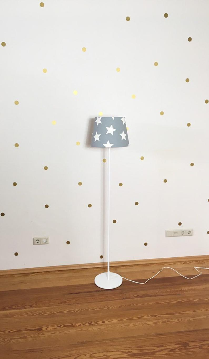 Floor Lamp Nursery Stars Grey Childrens Lamp Nursery Lamp with regard to size 794 X 1367