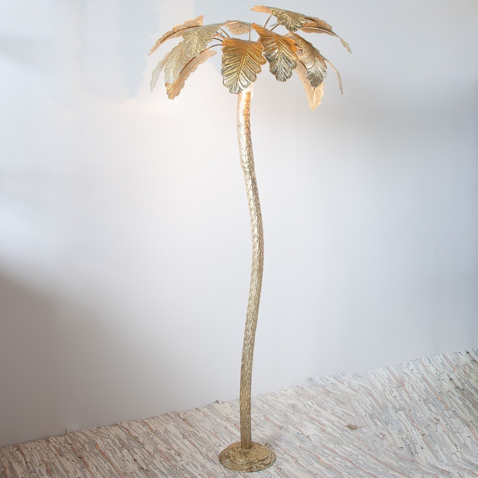 Floor Lamp Palm Tree Large Gold pertaining to measurements 950 X 950