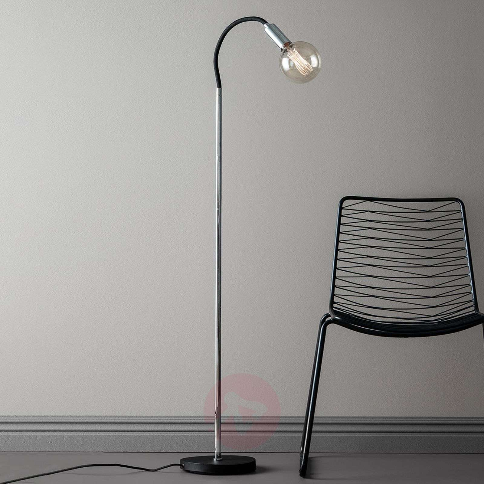 Floor Lamp Raw With A Flexible Neck for dimensions 1600 X 1600