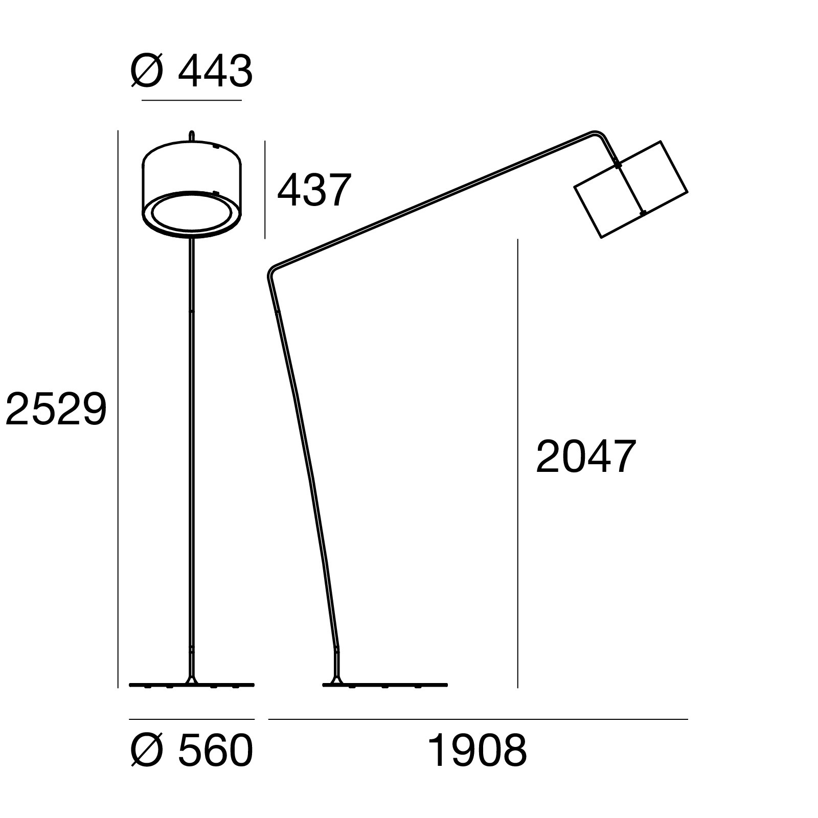 Floor Lamp Thank Youfl 8079 Linea Light Group inside dimensions 1600 X 1600