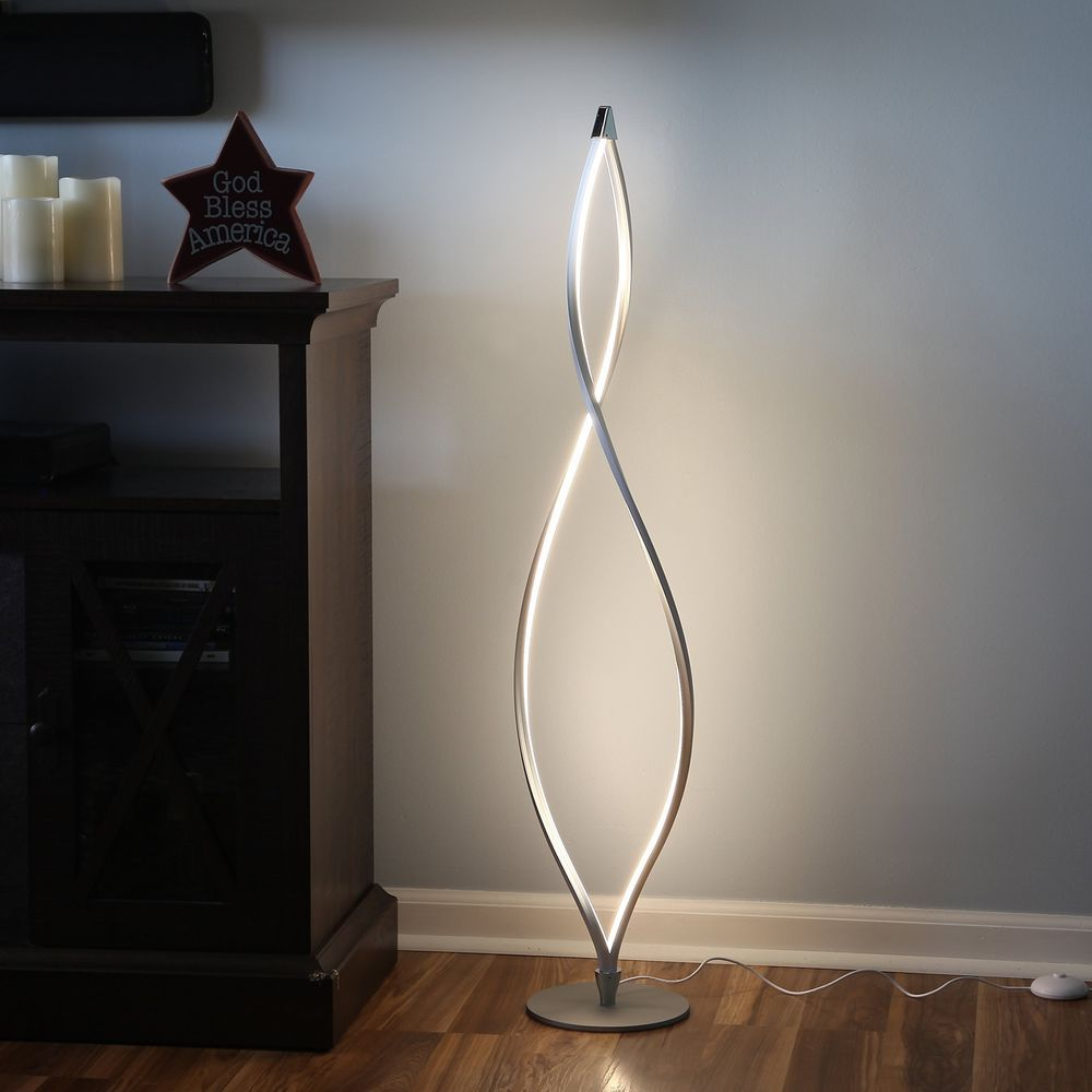 Floor Lamp Twist Led Dimmer Switch Modern Standing with regard to proportions 1000 X 1000