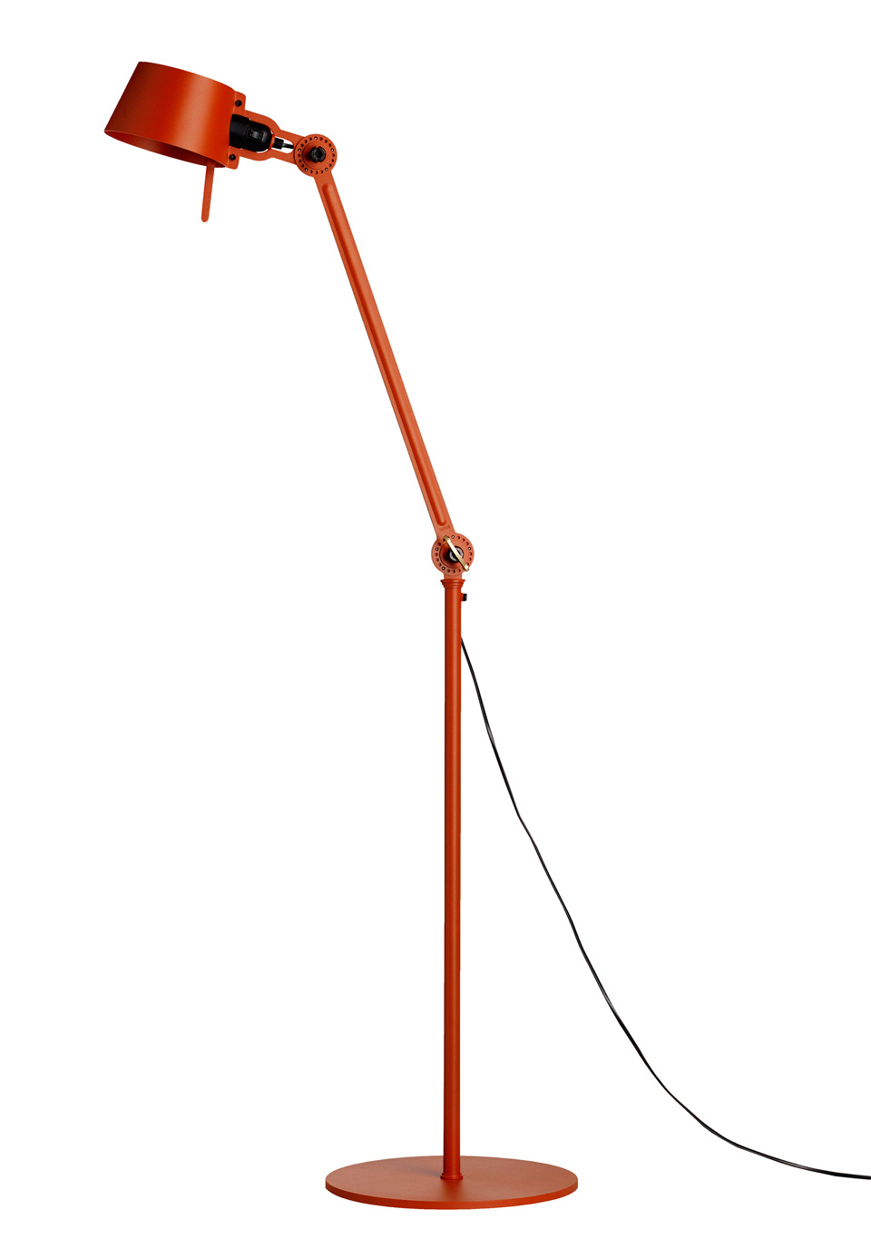 Floor Lamp With Articulated Arm And Notched Hinges within size 960 X 1387