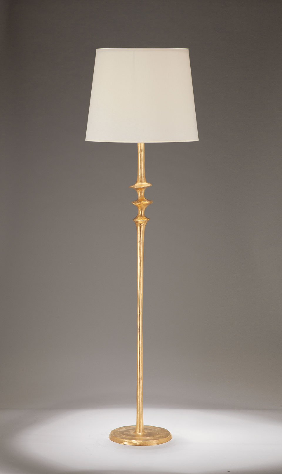 Floor Lamp With Large White Shade Available In Black And Satin Nickel within sizing 960 X 1612