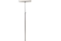 Floor Lamp With Led Bulb Alng Nickel Plated White intended for measurements 1400 X 1400