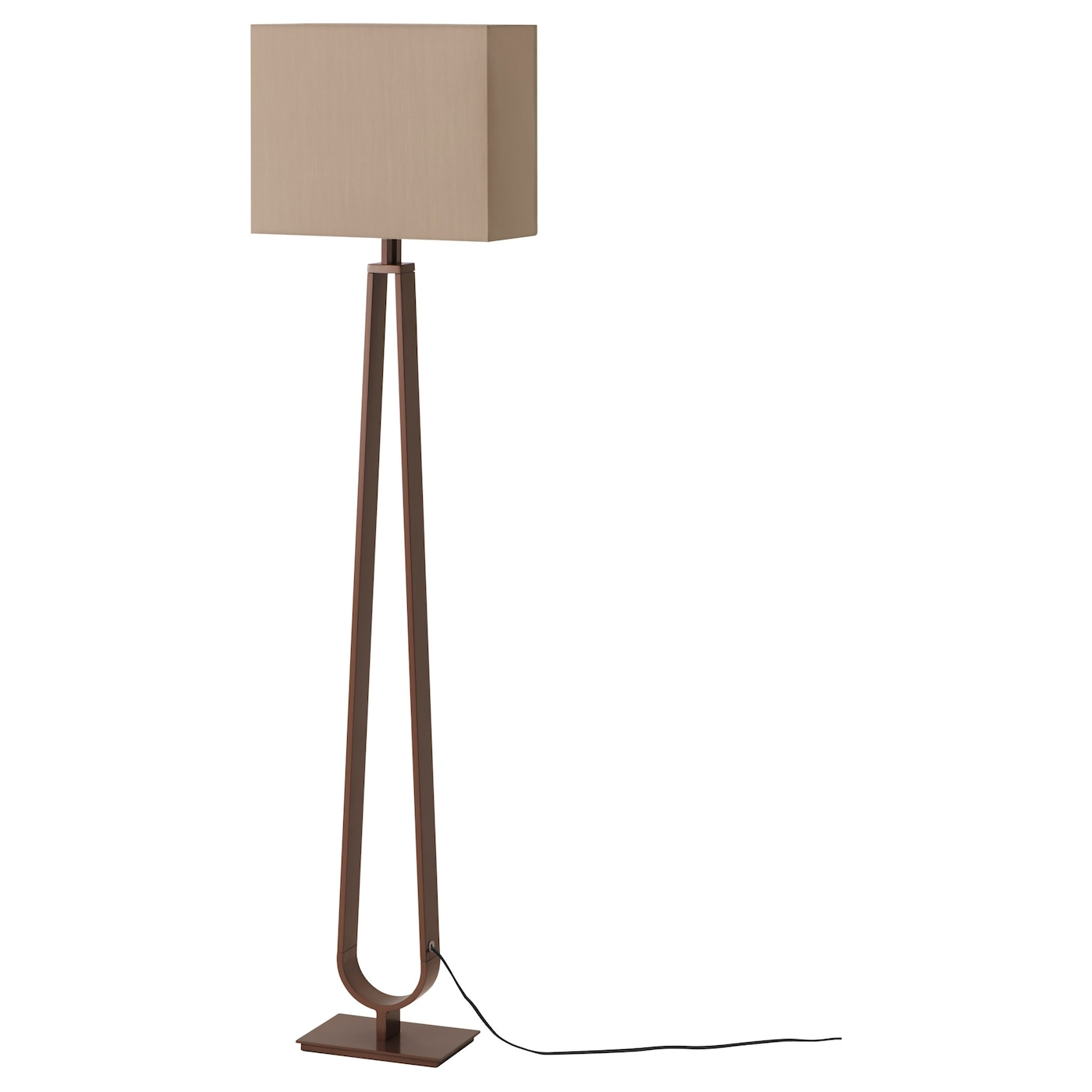 Floor Lamp With Led Bulb Klabb Light Brown Bronze Color in measurements 1400 X 1400