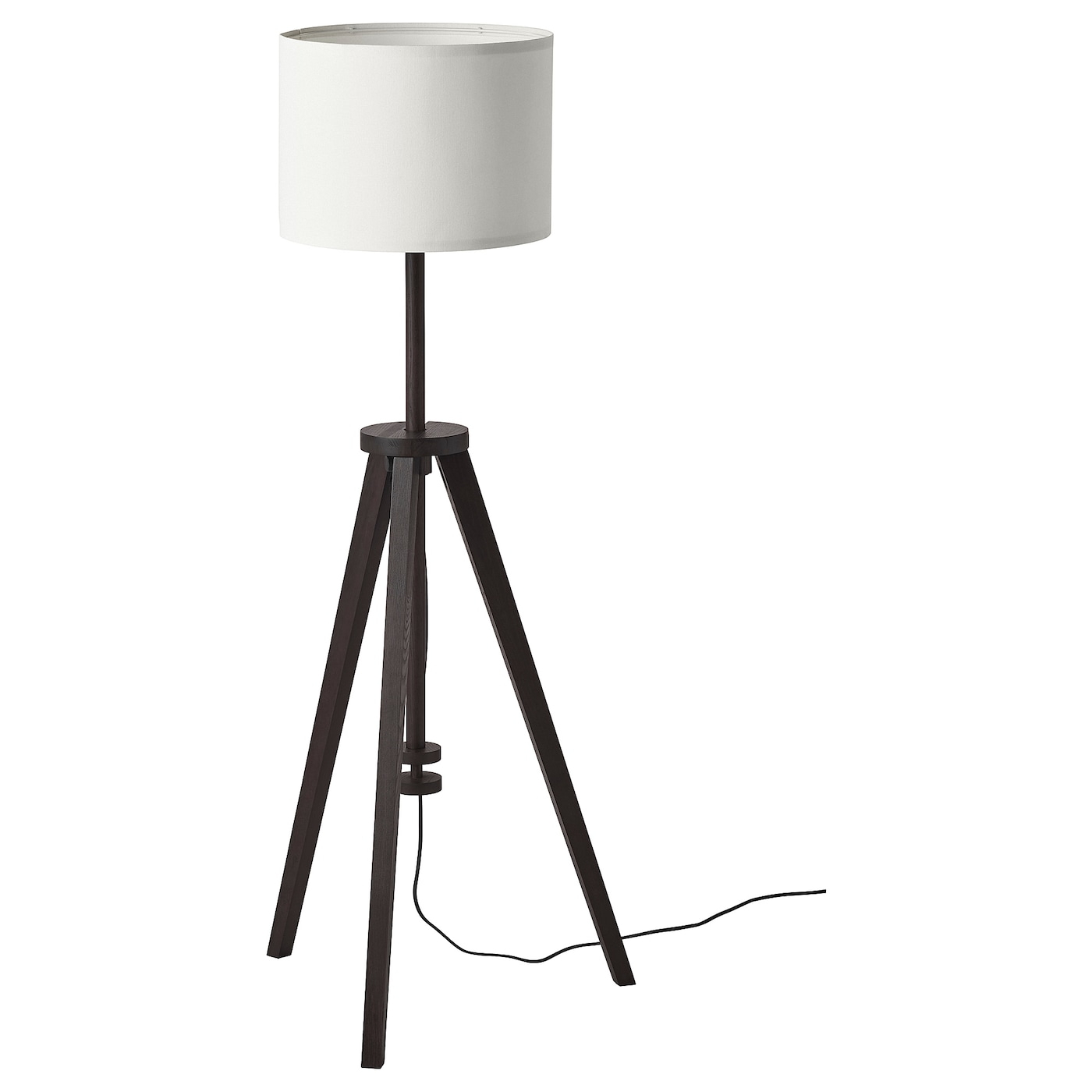 Floor Lamp With Led Bulb Lauters Brown Ash White for sizing 1400 X 1400