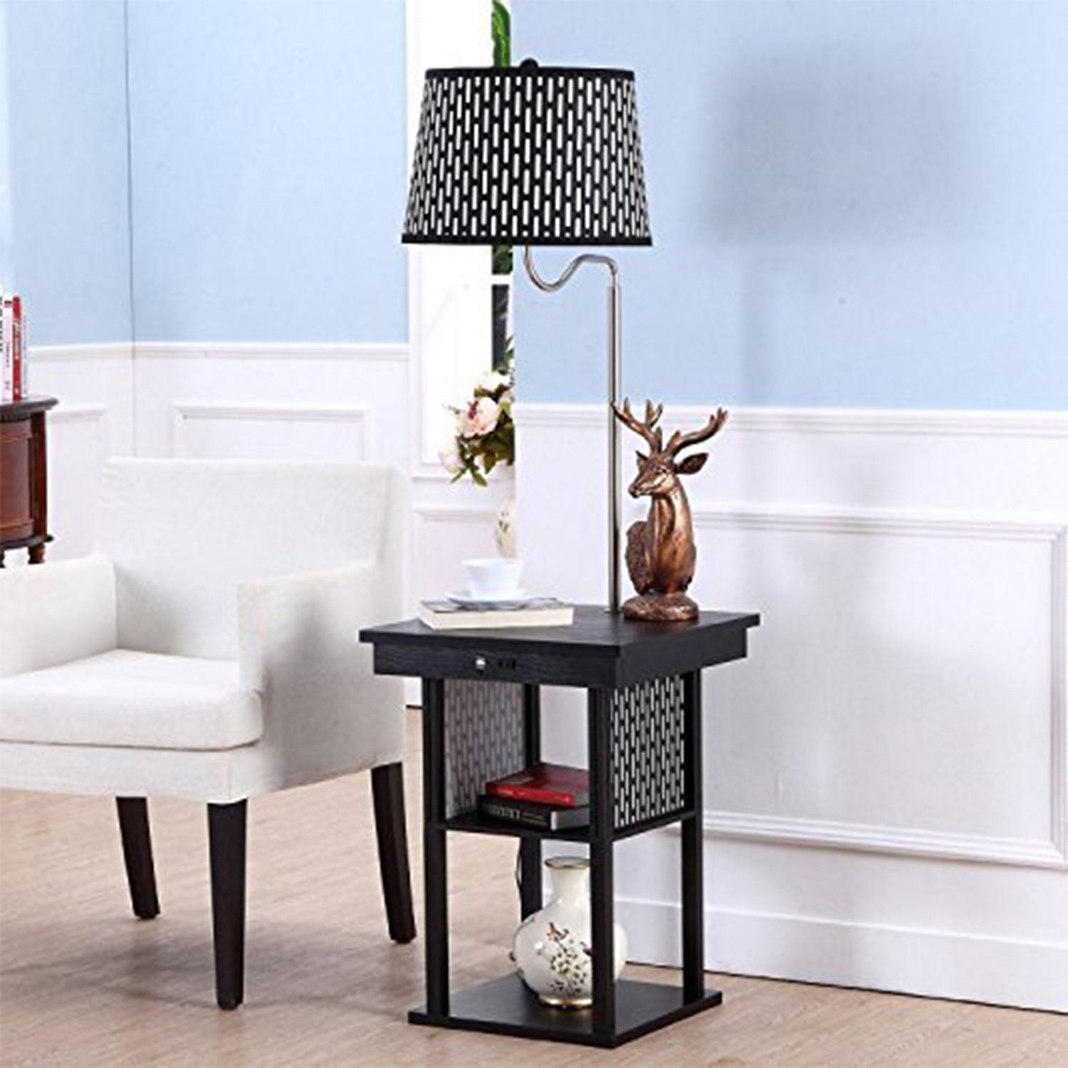 Floor Lamp With Usb Ports Us Electric Outlet in measurements 1500 X 1500