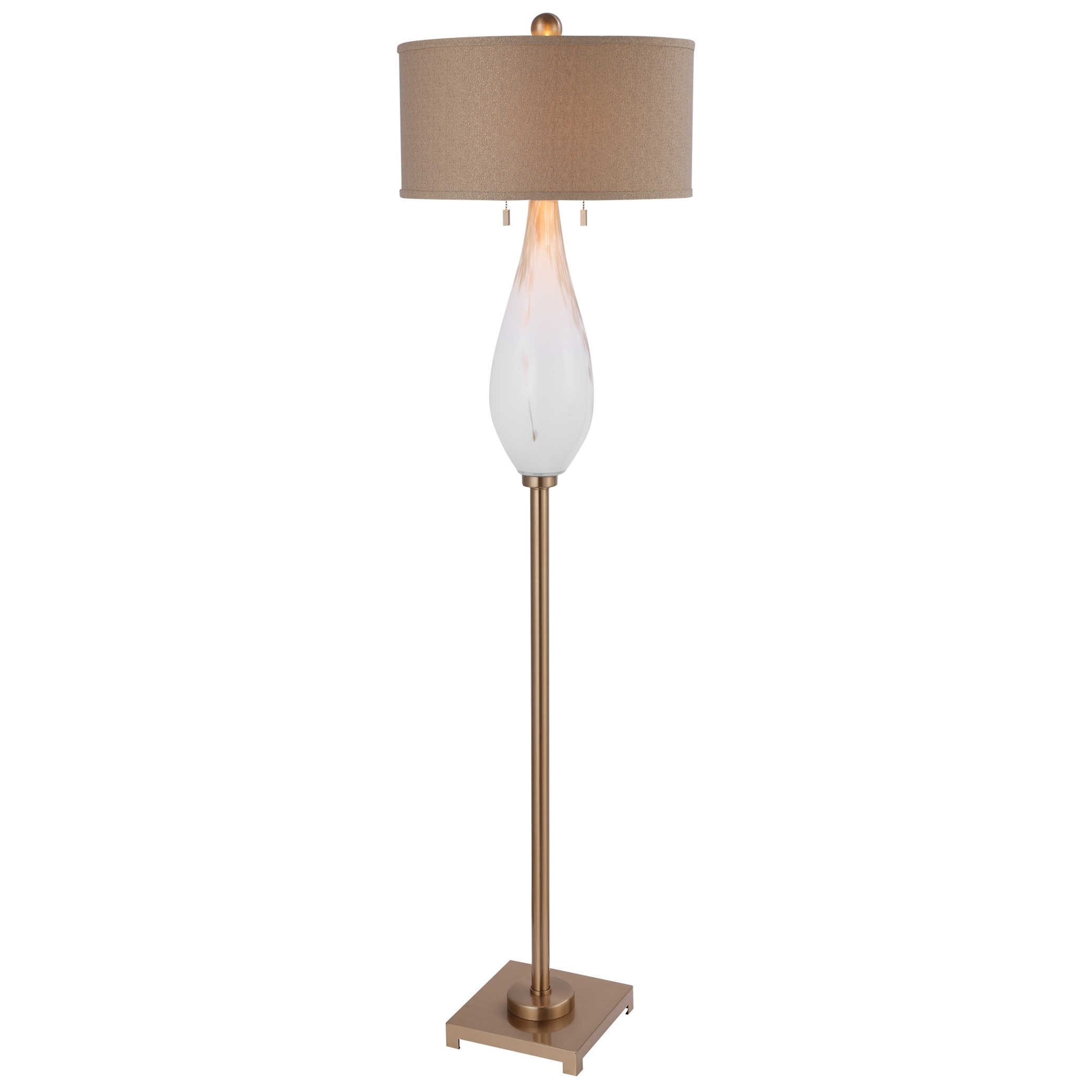 Floor Lamps Cardoni White Glass Floor Lamp for proportions 2079 X 2079