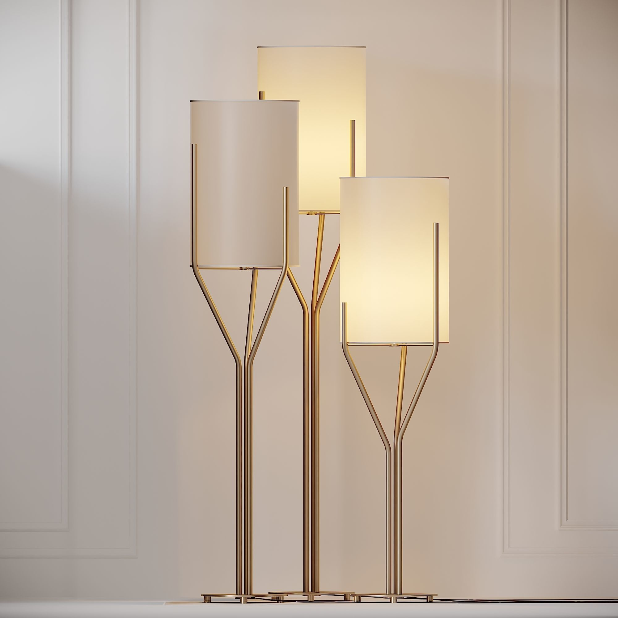 Floor Lamps From Studio Truly Truly 3d Model inside measurements 2000 X 2000