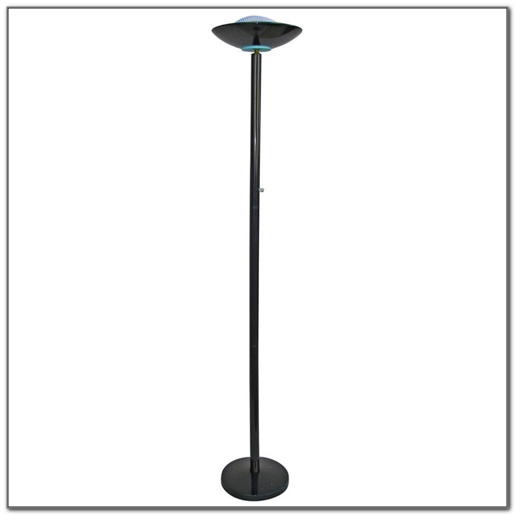 Floor Lamps Halogen Torchiere Lamp With Dimmer Black intended for measurements 1034 X 1034