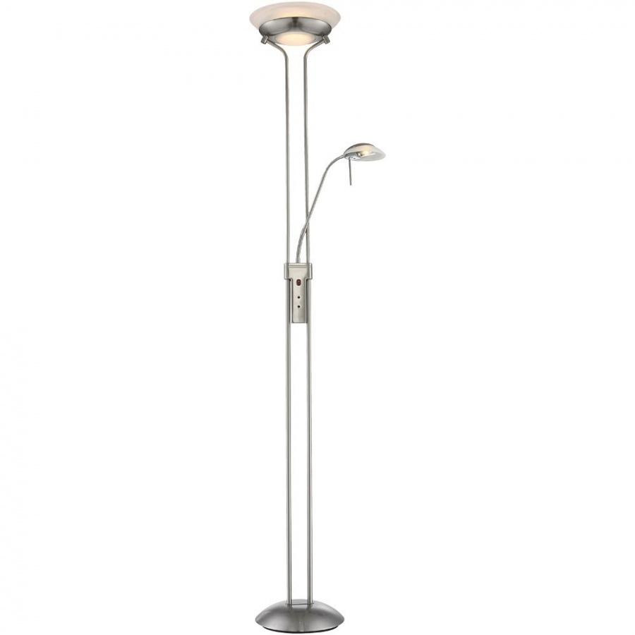 Floor Lamps Halogen Torchiere Lamp With Dimmer Satin Switch pertaining to size 900 X 900