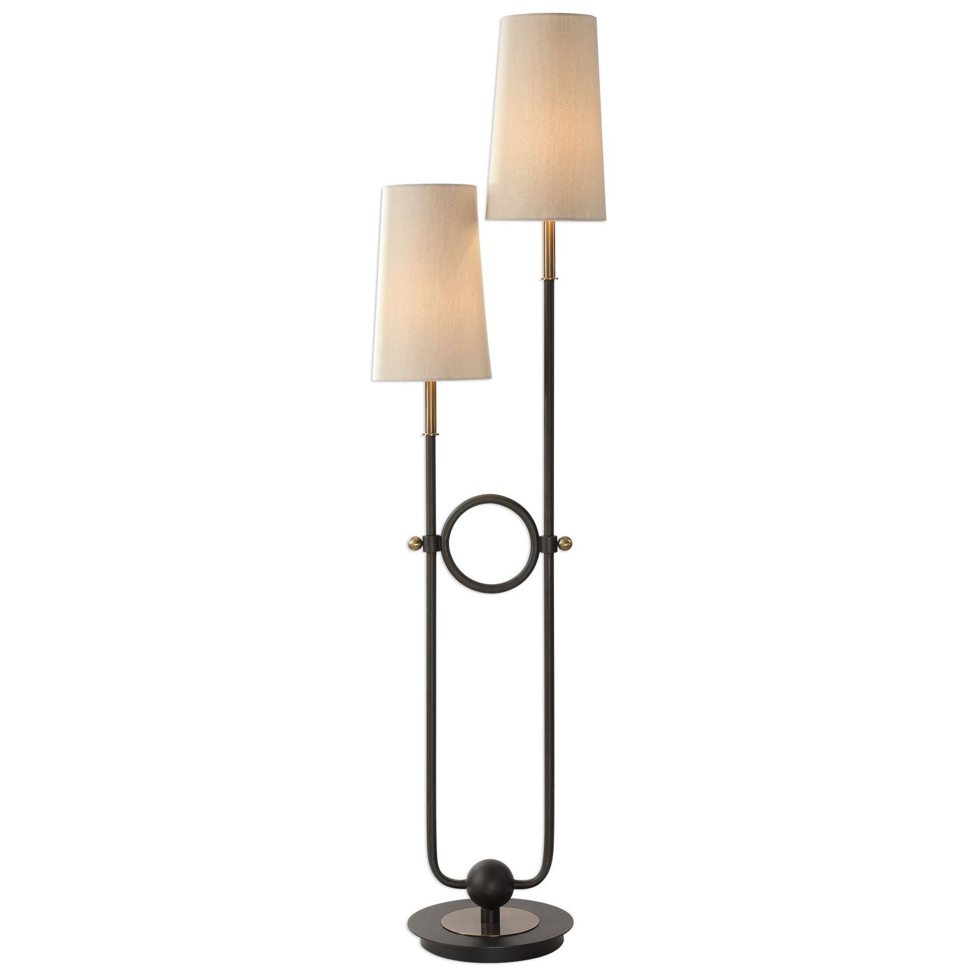 Floor Lamps Riano 2 Arm2 Light Floor Lamp Uttermost pertaining to dimensions 1918 X 1918