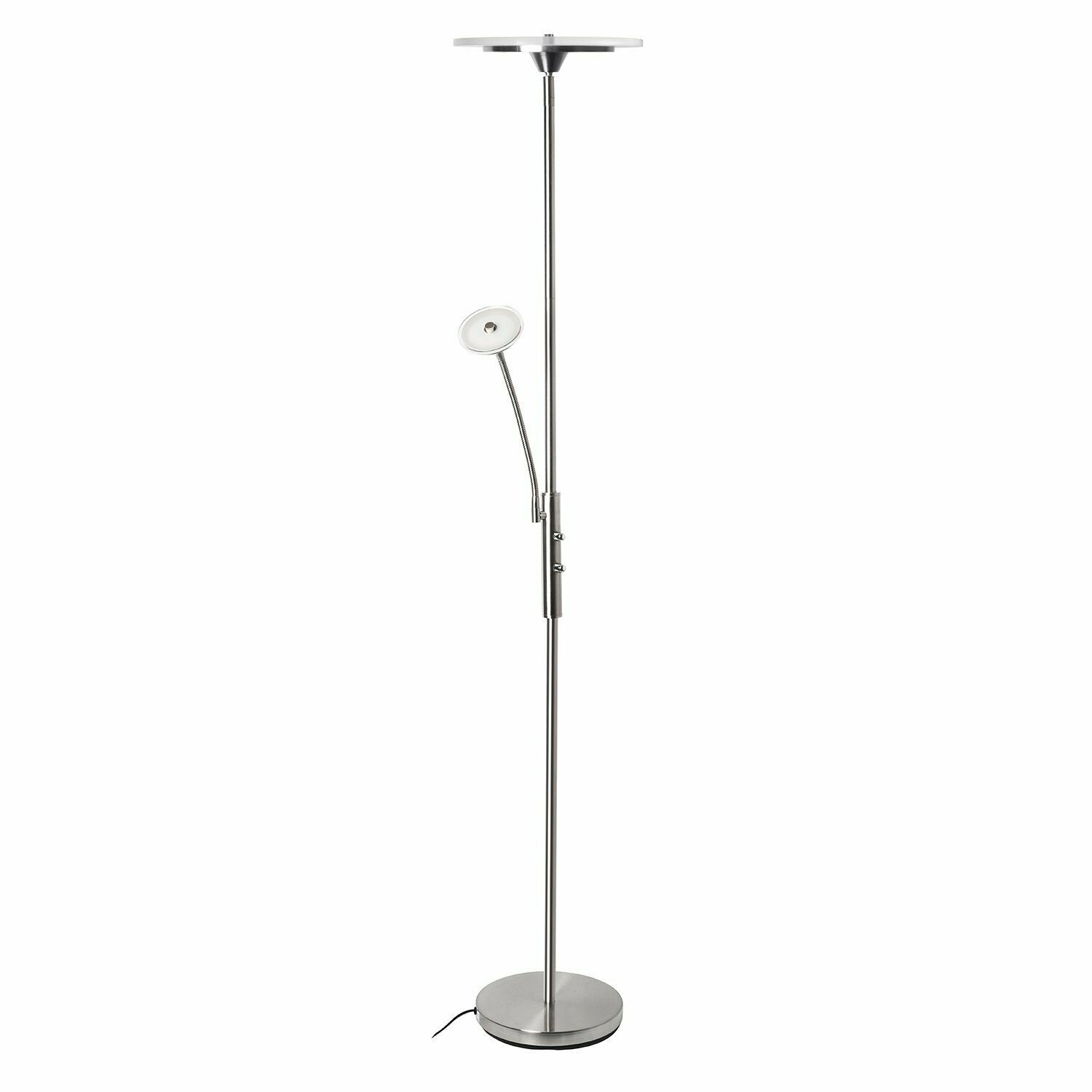 Floor Lamps Sunllipe Floor Lamps With Reading Light Modern Led Torchiere 18w with sizing 1500 X 1500