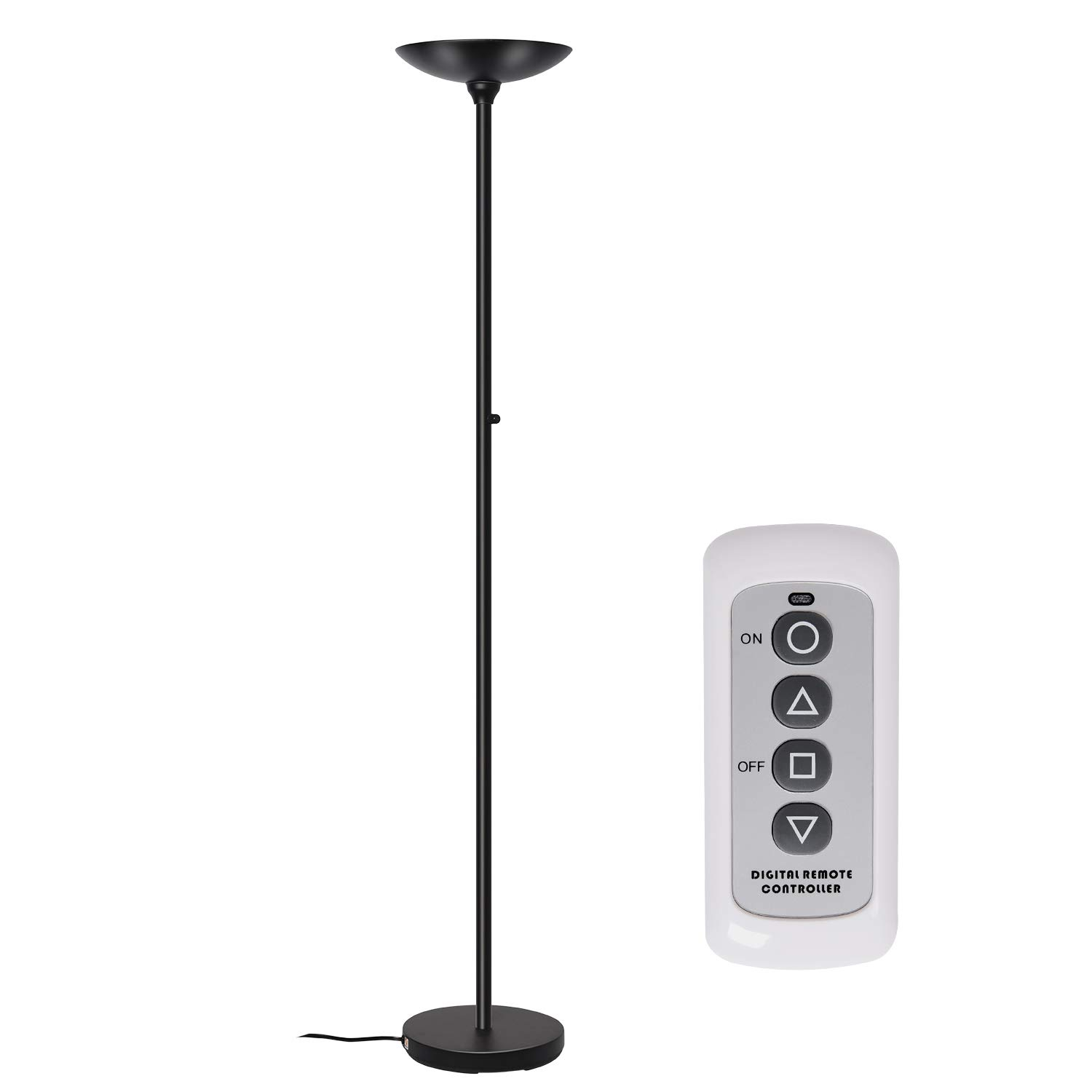 Floor Lamps Sunllipe Led Floor Lamp With Remote Control 24w Dimmable Modern Tall Standing Pole Uplight Torchiere Light For Living Room Bedrooms in measurements 1500 X 1500