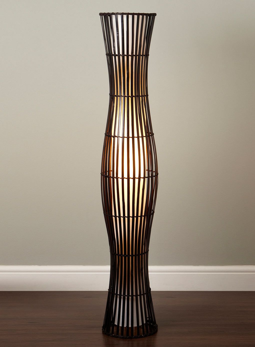 Floor Lamps Waisted Wicker Floor Lamp Floor Lamps in proportions 1020 X 1386