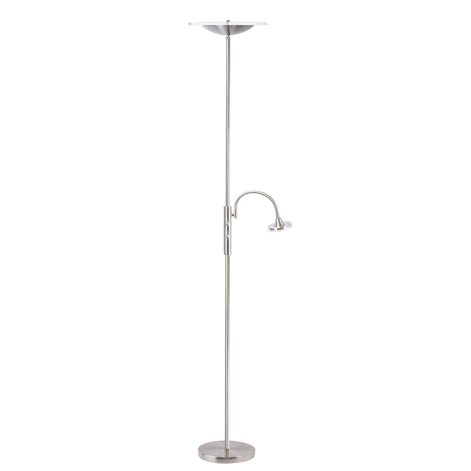 Floor Lampssunllipe Led Torchiere Floor Lamp With Reading throughout size 1500 X 1500