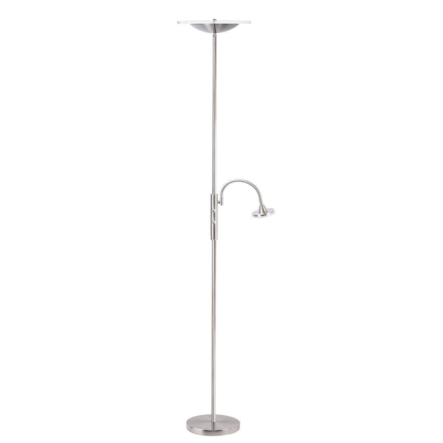 Floor Lampssunllipe Led Torchiere Floor Lamp With Reading within proportions 1500 X 1500