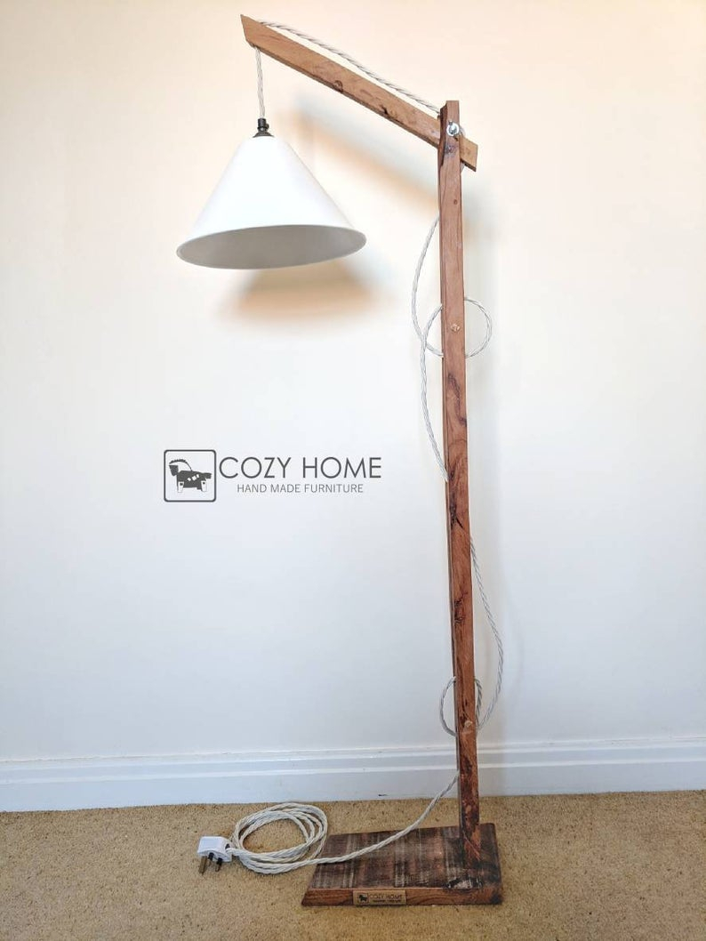 Floor Lampwooden Lamp Floor Stand Lamp Vintage Rustic Style in dimensions 794 X 1058