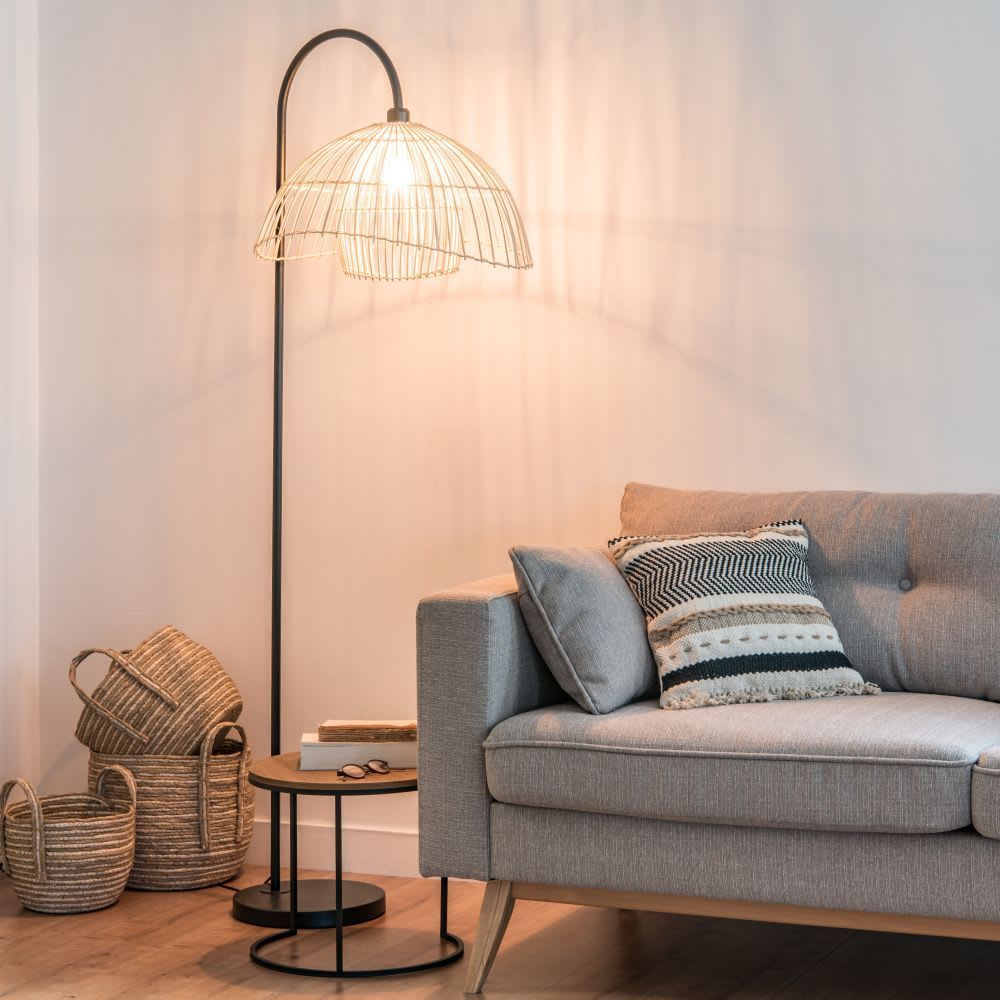 Floor Tripod Lamps In 2019 Rattan Floor Lamp Wicker with sizing 1000 X 1000
