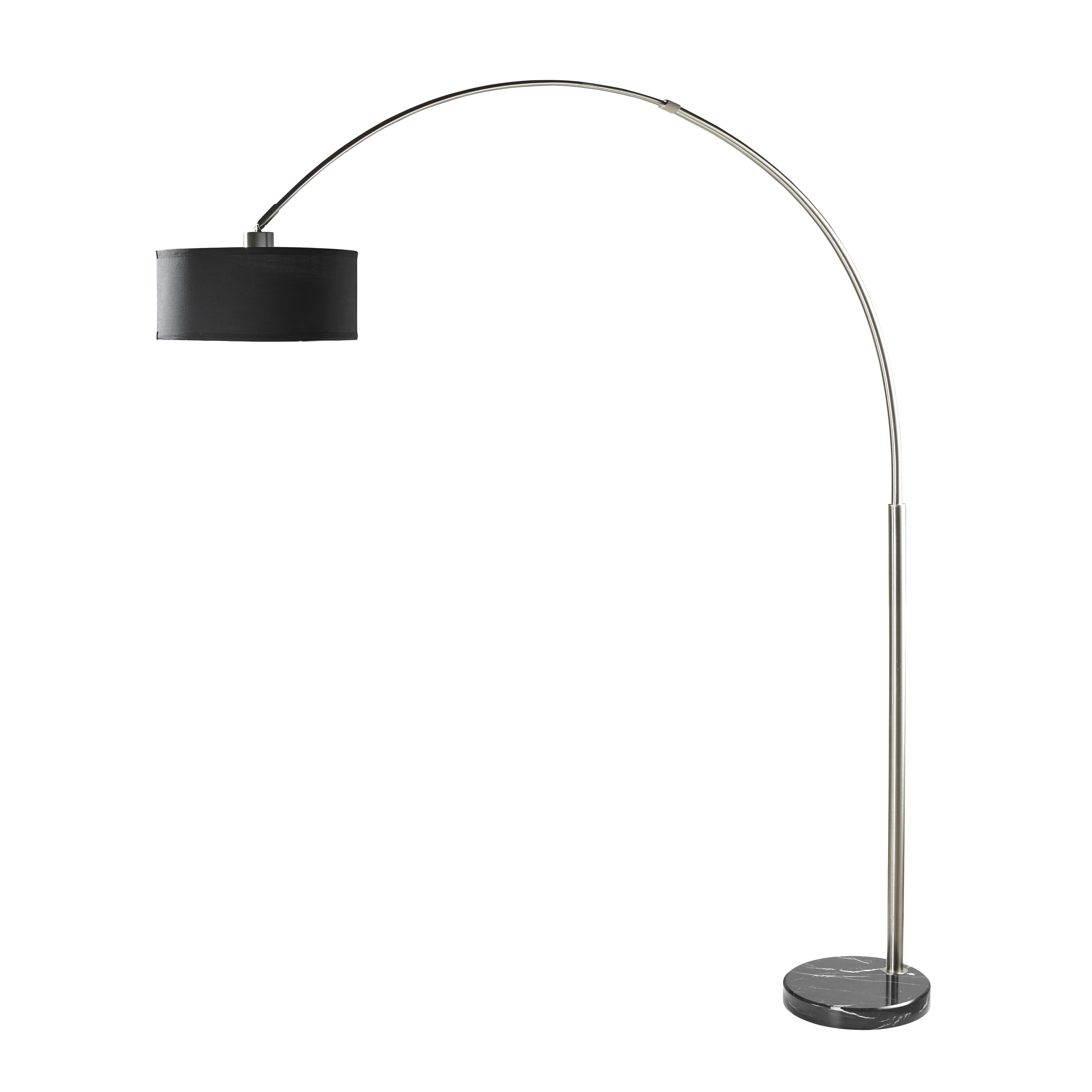 Flooring Arc Floor Lamp In Black Color Contemporary Arch within dimensions 4830 X 4830
