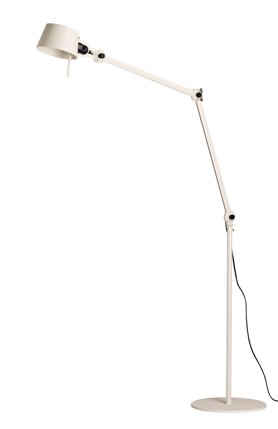 Floorlamp In Aluminium And Steel Hinged Arms Ans Head intended for size 960 X 1478