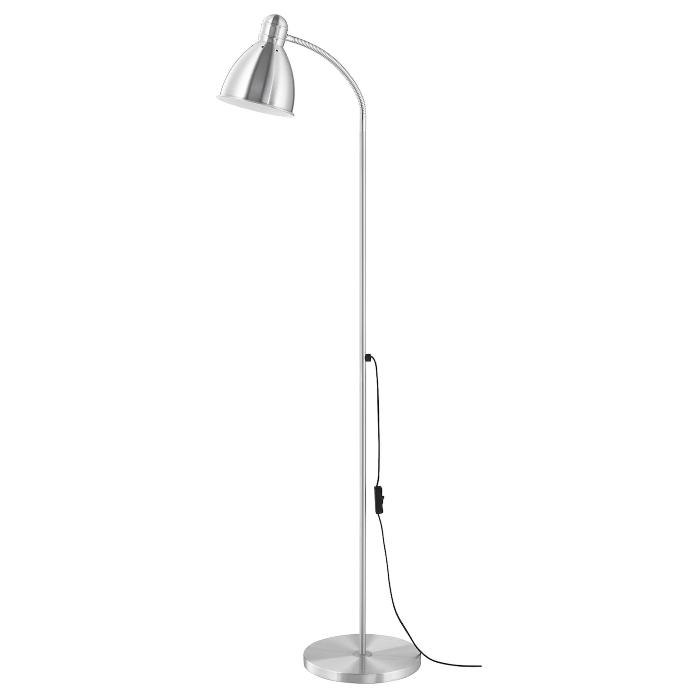 Floorreading Lamp Lersta Aluminium with regard to measurements 1400 X 1400