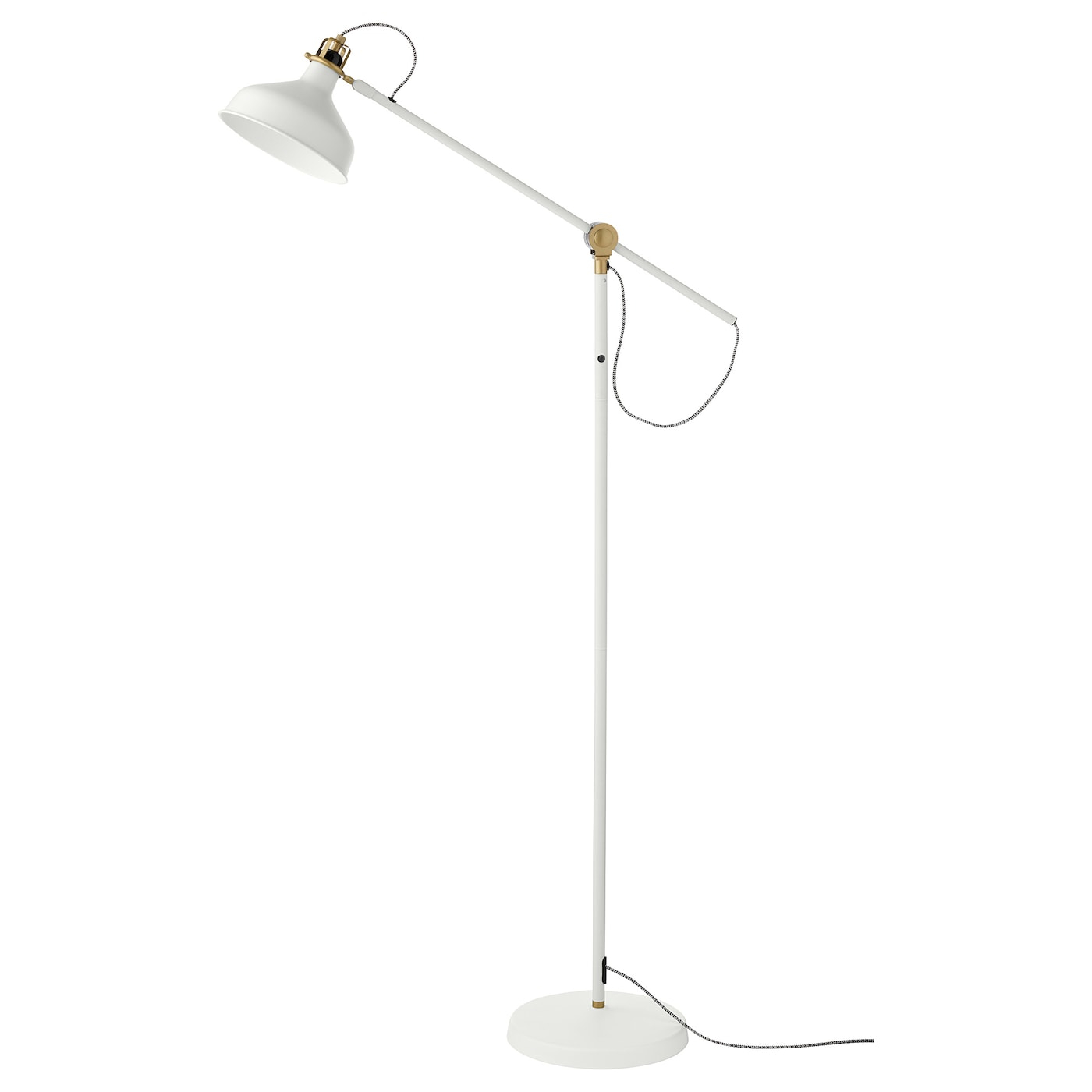 Floorreading Lamp Ranarp Off White in measurements 1400 X 1400