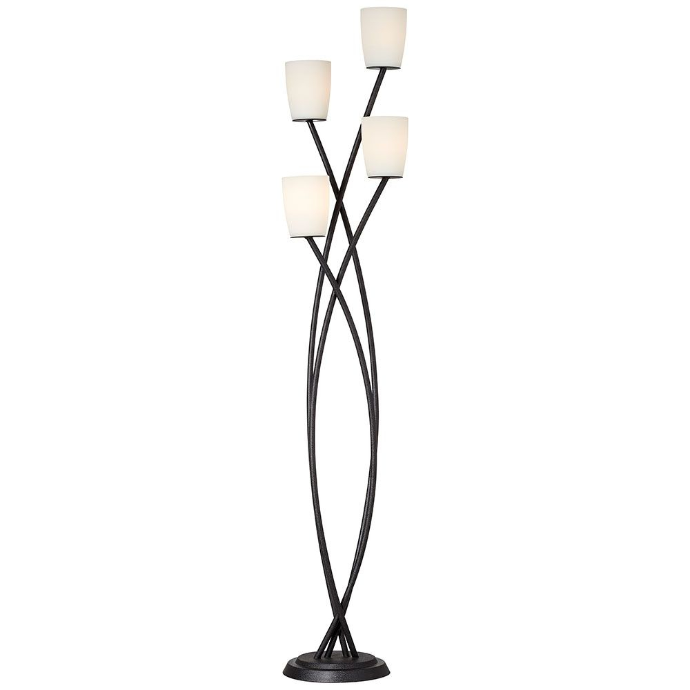 Floral Four Stem Floor Lamp Office Decor Accessories with proportions 1000 X 1000