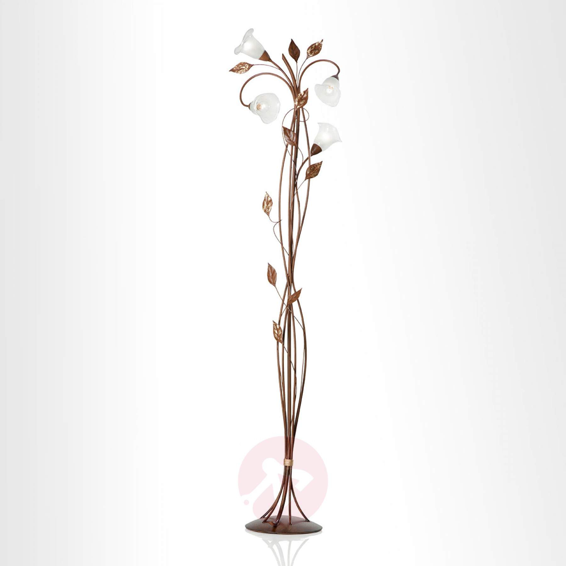 Florentia Floor Lamp With Murano Glass Flowers within size 1800 X 1800