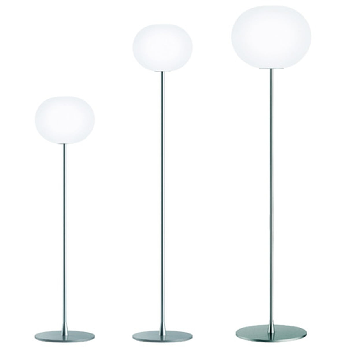 Flos Glo Ball F 1 Silver Matt throughout proportions 1200 X 1200