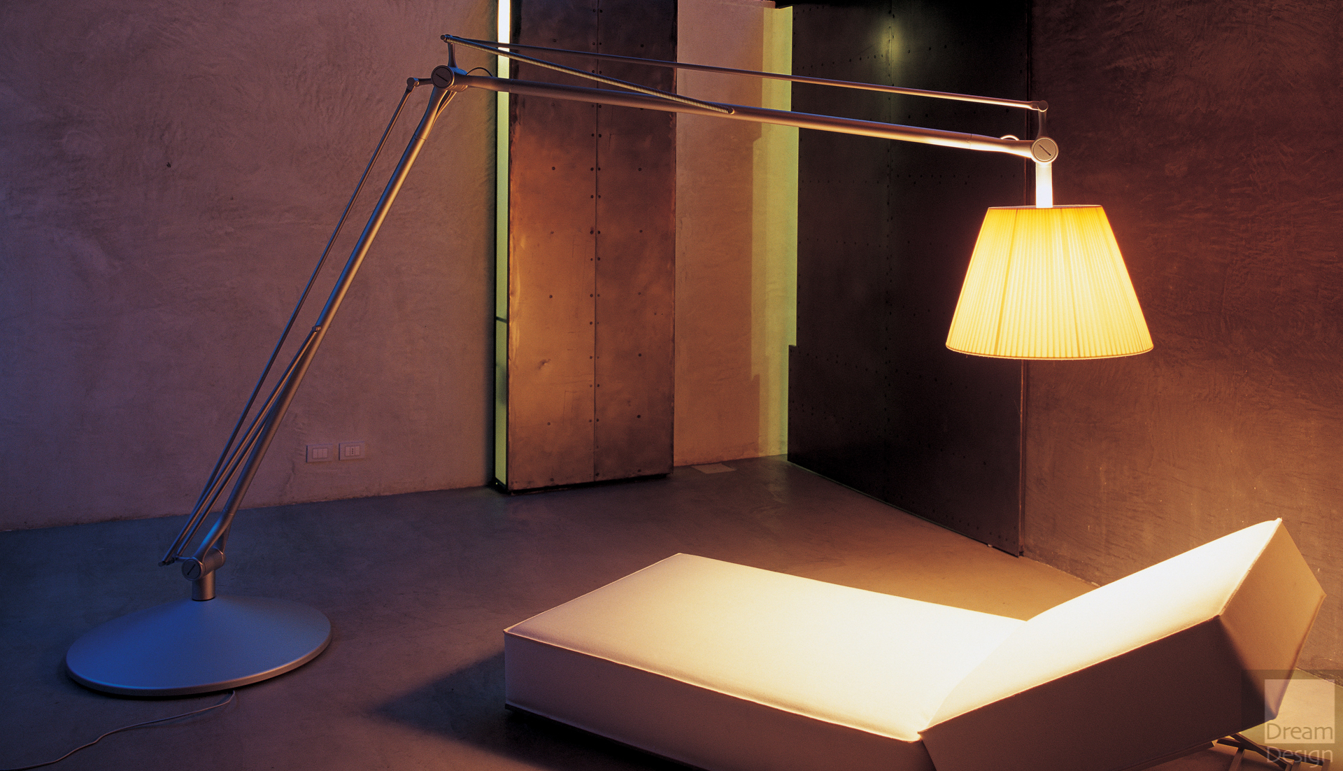 Flos Superarchimoon Floor Lamp in measurements 1920 X 1102