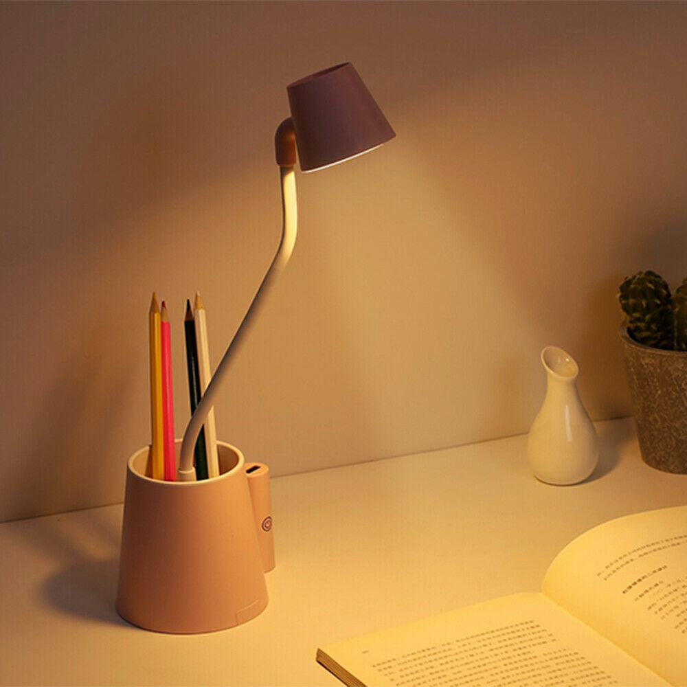 Foldable Led Desk Table Lamp Children Eye Protection With Usb Port Pen Holder regarding measurements 1000 X 1000