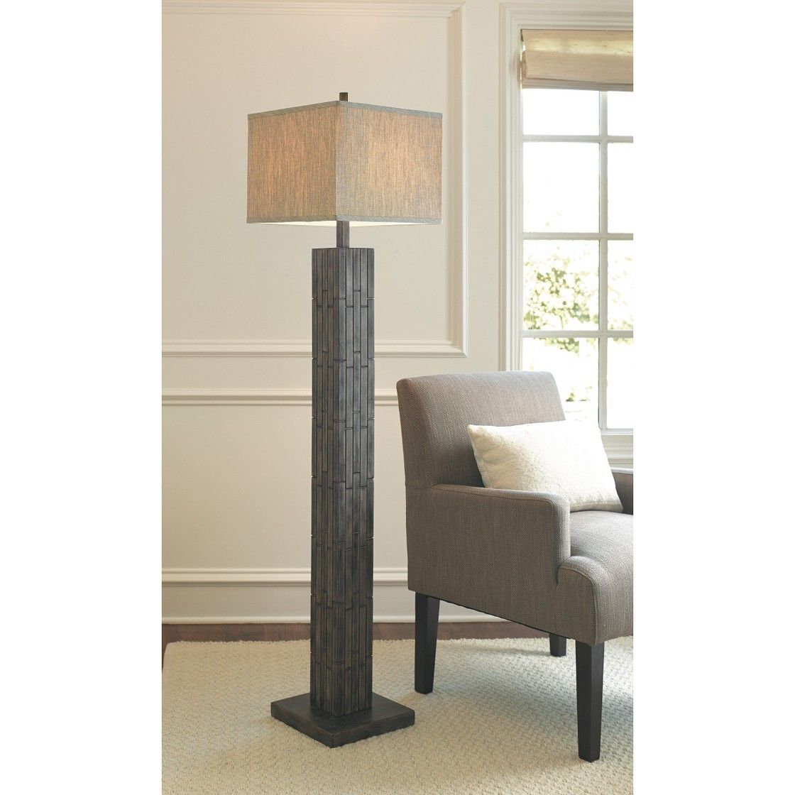 For The Living Room Threshold Floor Lamp Mosaic Wood regarding size 1120 X 1120