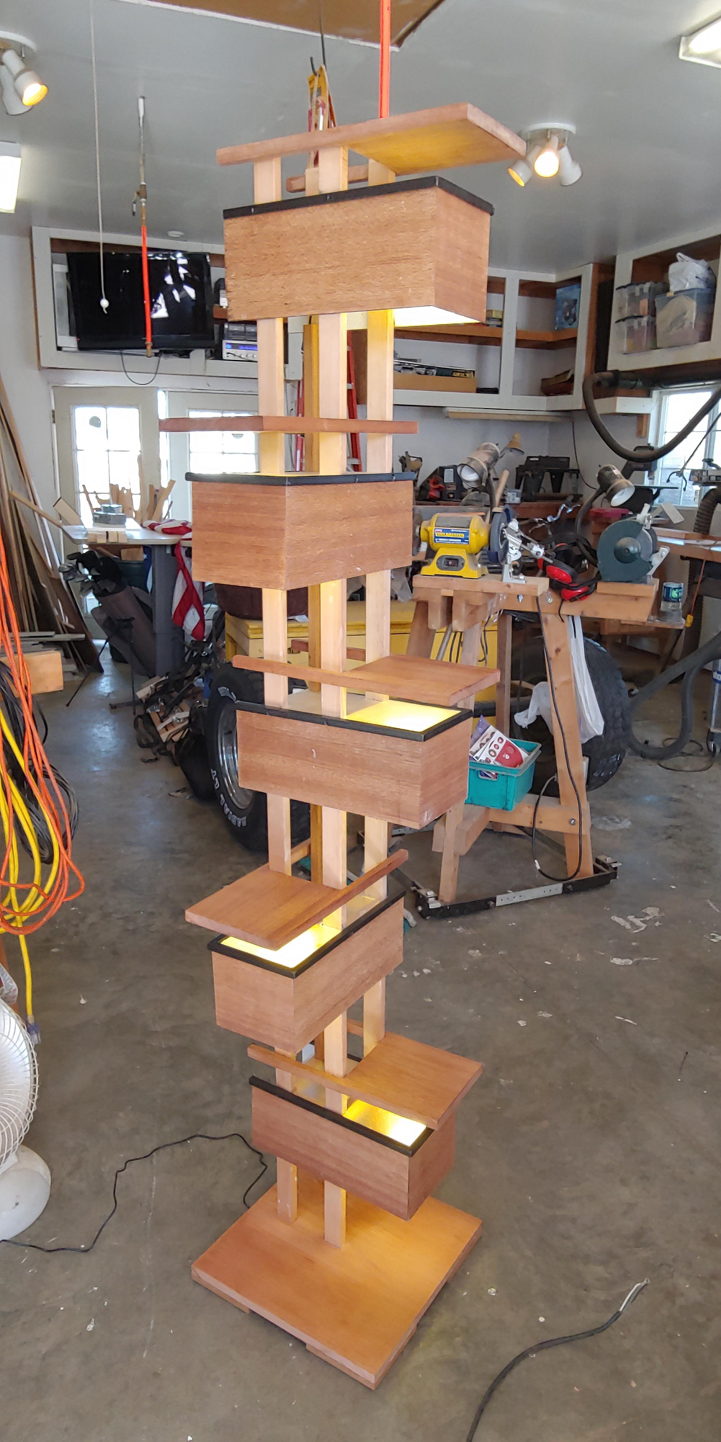 Frank Lloyd Wright Taliesin Inspired Lamp I Just Finished in dimensions 2328 X 4656