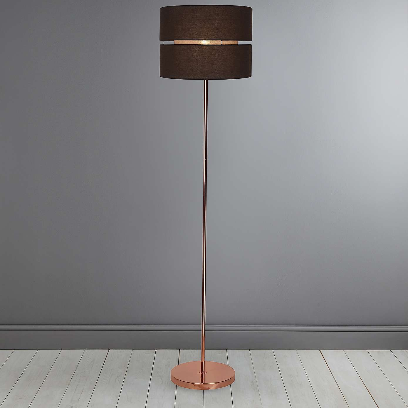 Frea Stem Copper Floor Lamp Base Copper Floor Lamp Lamp in measurements 1389 X 1389
