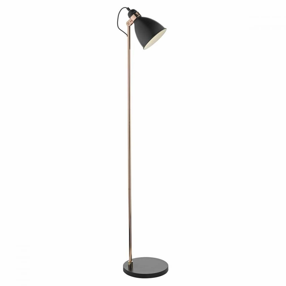 Frederick Retro Black And Copper Floor Lamp regarding sizing 1000 X 1000