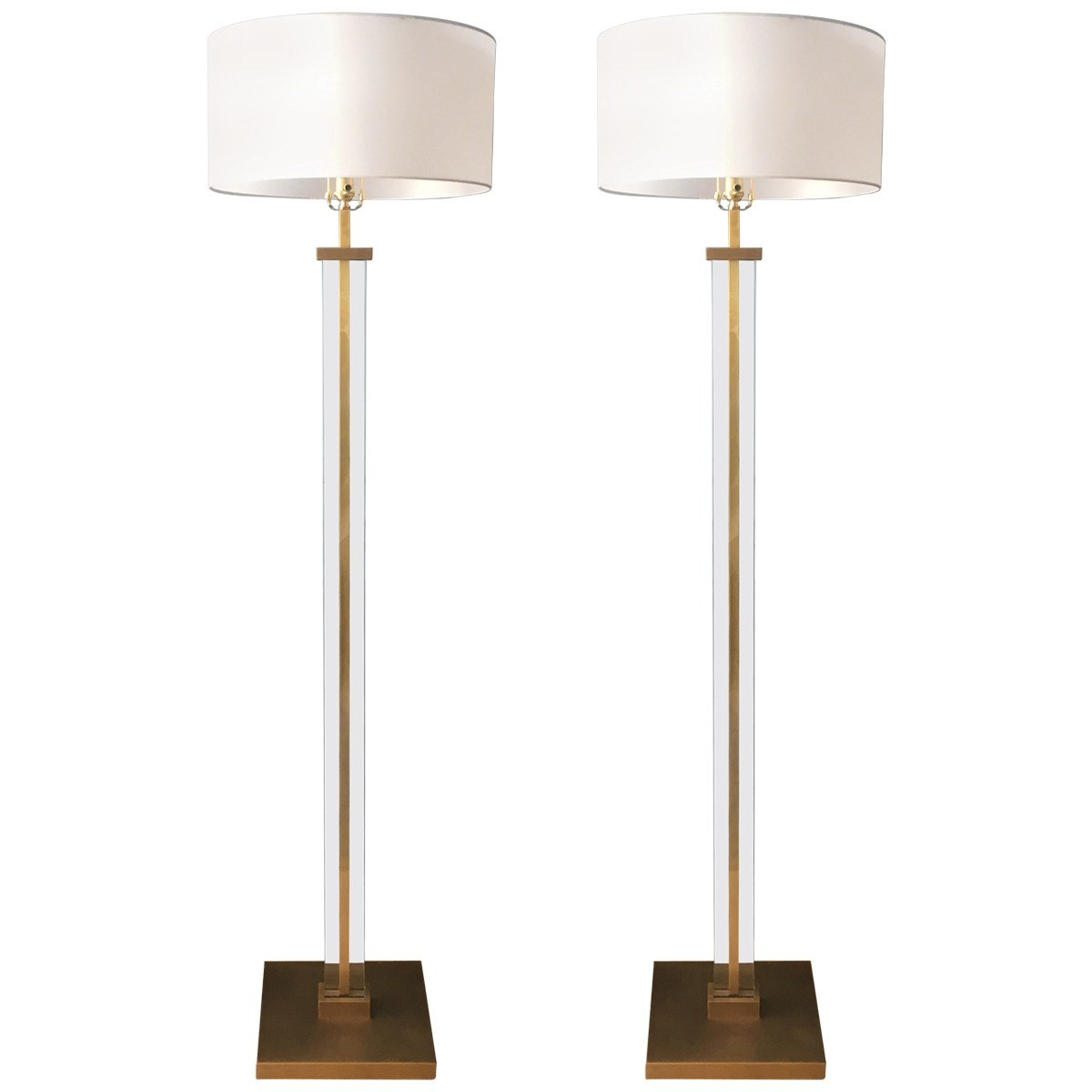 French Column Glass Floor Lamps in size 1200 X 1200
