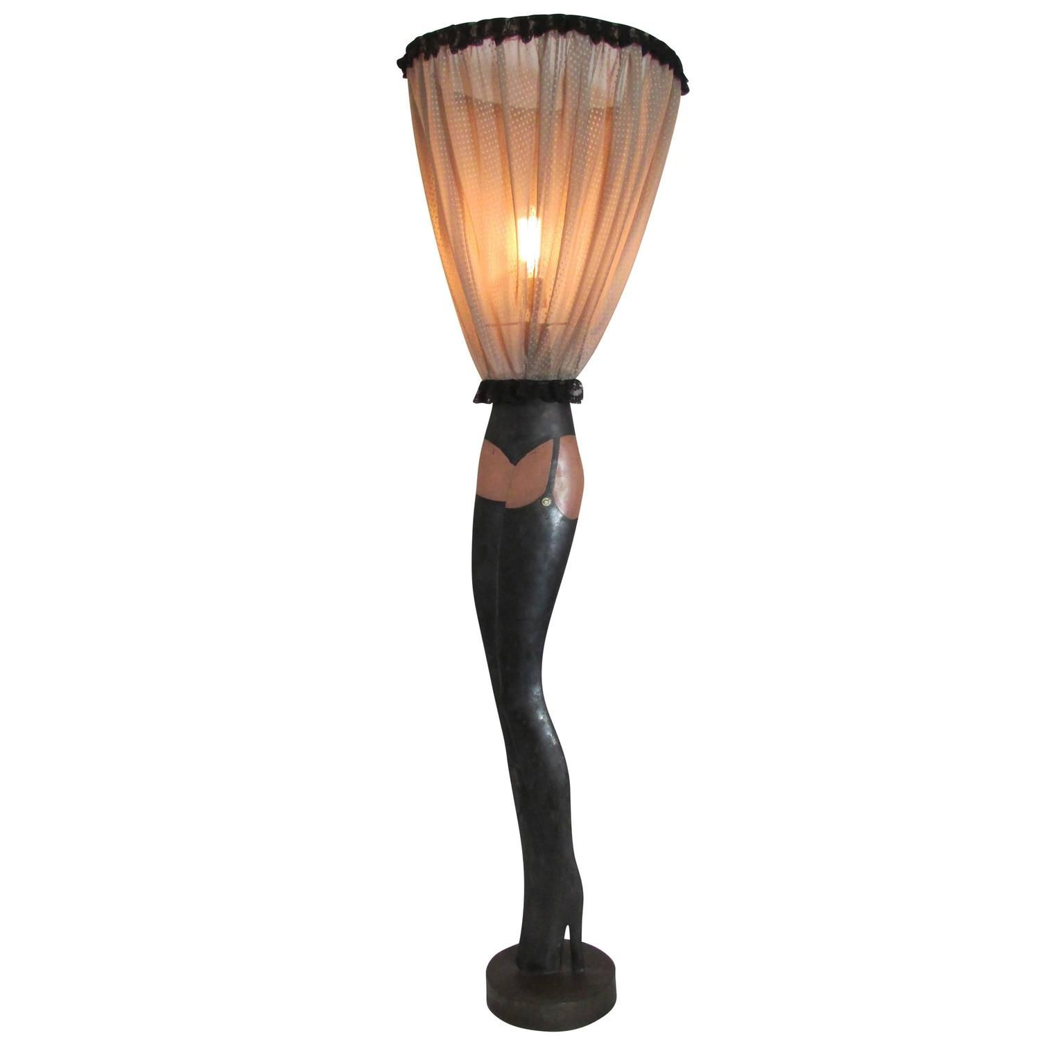 French Figural Ladys Legs Lamp Art Deco Lamps Modern with proportions 1500 X 1500