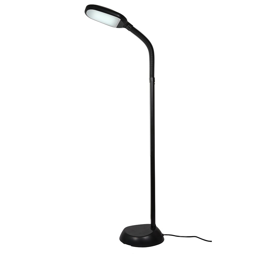 Fuji Labs Led Flexible Gooseneck Floor Lamp 110v60hz Led 14w 6000k Black inside proportions 1000 X 1000