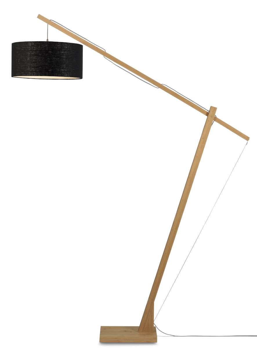 G M Montblancf4723b Floor Lamp Montblanc Bamboo 207lampshade 47x23cm for proportions 886 X 1200