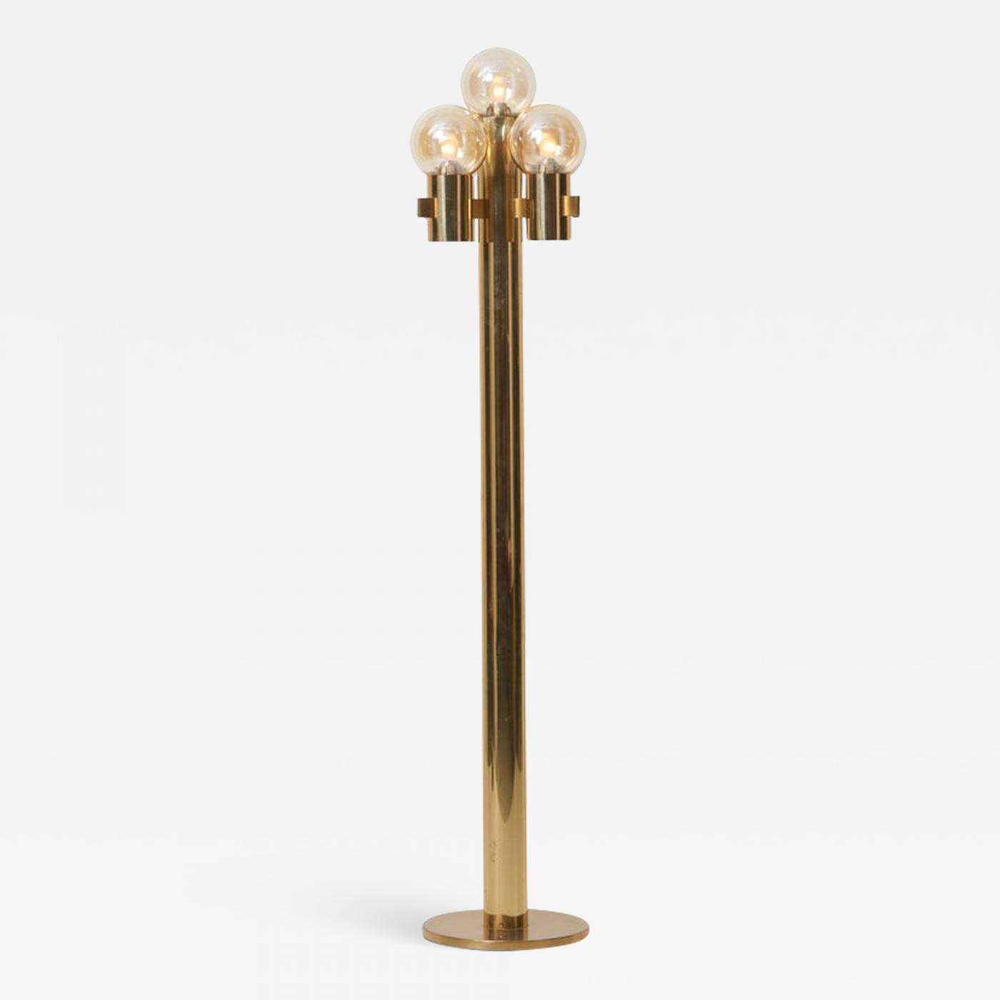 Gaetano Sciolari Midcentury Floor Lamp In Brass Sciolari with dimensions 1400 X 1400