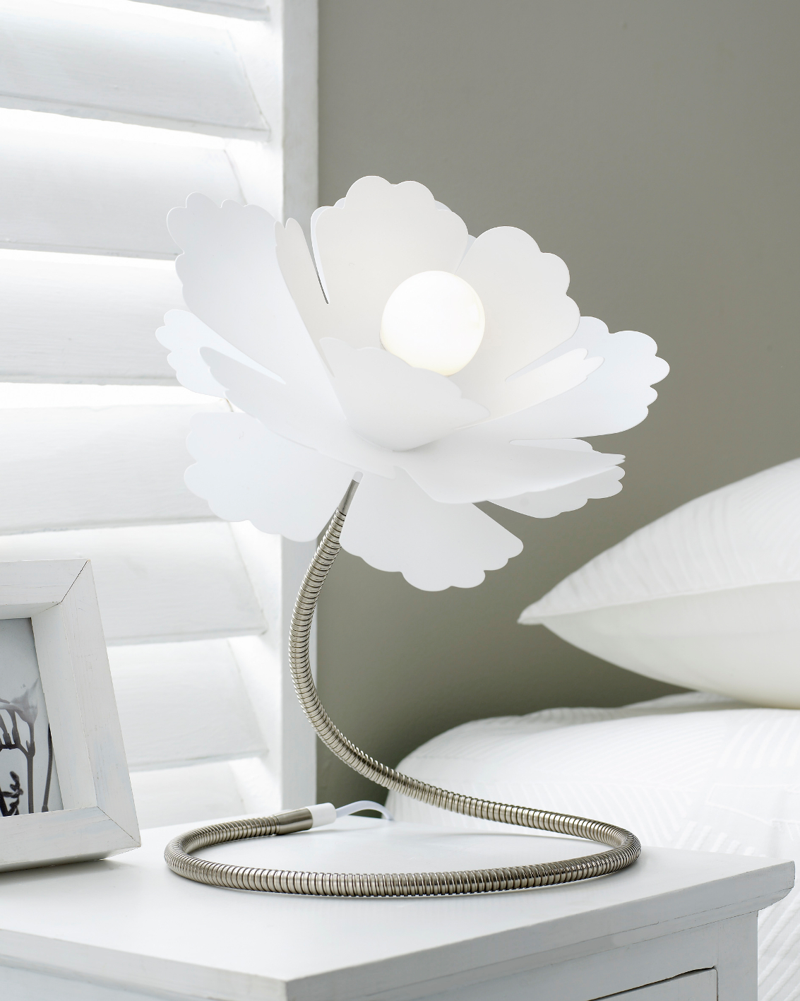 Gardenia Table Lamp White Rouge Living From Harvey Norman inside size 1133 X 1417