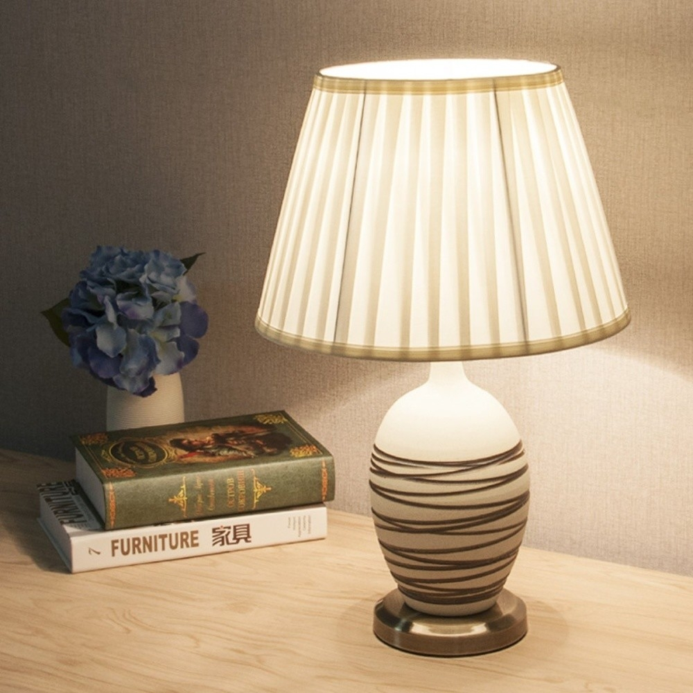 Generic 6 To 20 Fabric Box Pleat Lamp Shade Table Light with regard to size 1000 X 1000