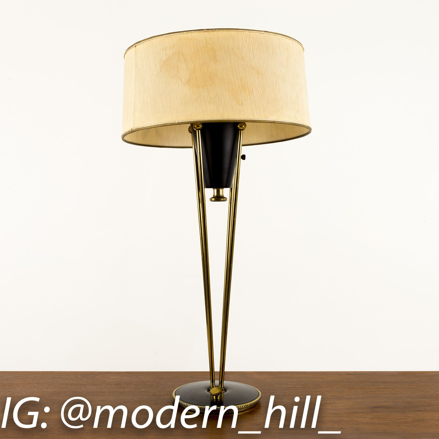Gerald Thurston For Stiffel Mid Century Modern Table Lamp In with size 1500 X 1500