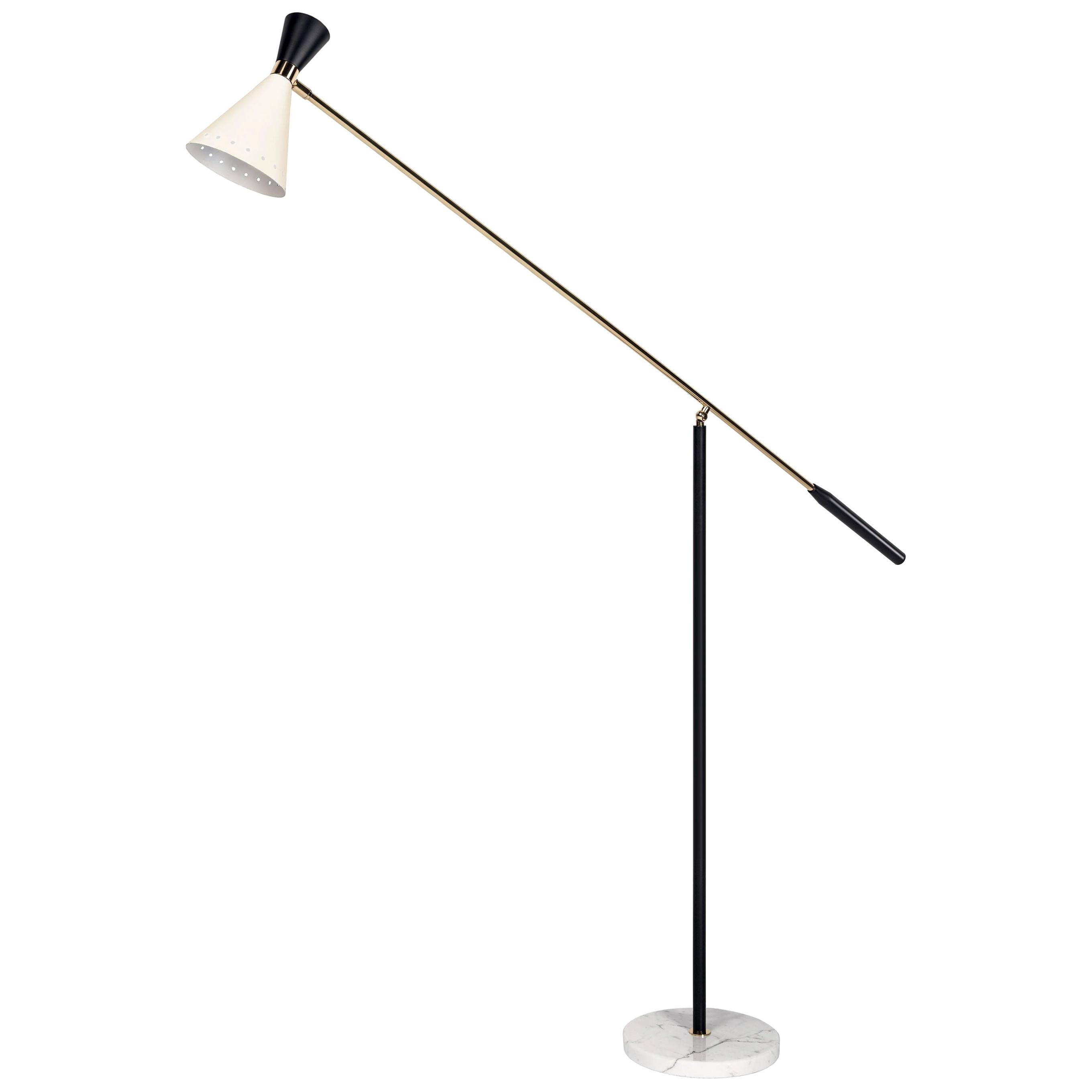 Gianfranco Ferr Milwaukee Floor Lamp Metal And Brass pertaining to dimensions 2720 X 2720