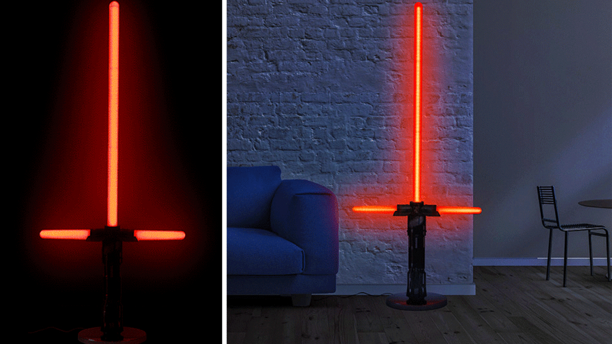 Gigantic Lightsaber Lamps Can Light Up An Entire Cantina within sizing 1200 X 675