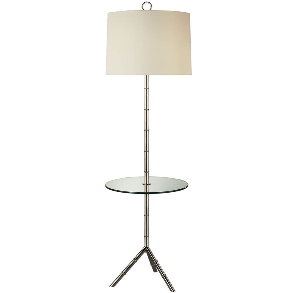 Glass Floor Lamp With Table Attached Table Lamps inside sizing 1024 X 1024
