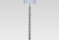 Glass Stacked Ball Floor Lamp Clear Includes Energy in proportions 1000 X 1000