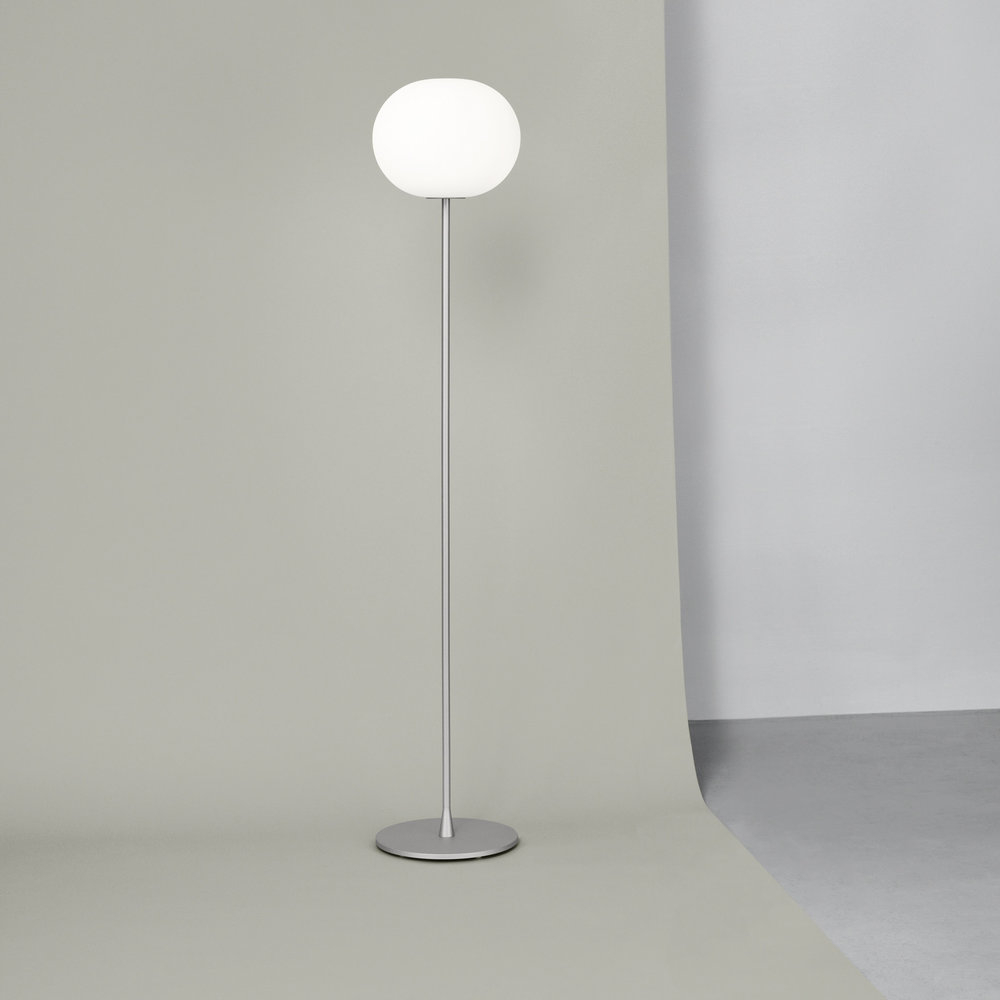 Glo Ball F Floor Lamp White F2 with regard to proportions 1000 X 1000
